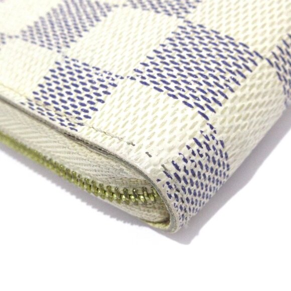 LOUIS VUITTON Zippy Coin Purse Azur Beige Damier - Coin Case 212-080425 - Picture 6 of 12